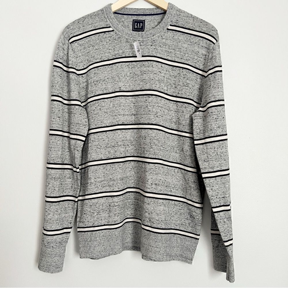 Gap Mainstays stripe crew neck sweater